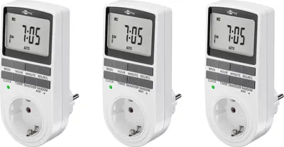 Produktbild von Goobay Digitale Zeitschaltuhr 3er Pack