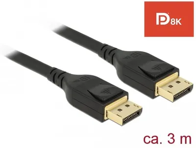 Produktbild von DisplayPort Kabel 8K 60 Hz 3 m DP 8K  Delock