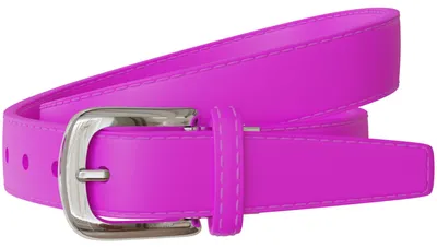 Produktbild von Damen Spalt Leder Gürtel 30mm Sommer Farben Silberne Schließe 30696 Pink 105