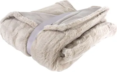 Produktbild von Kuscheldecke super weich Fellimitat 150x200 Wohndecke 3 Farben wählbar