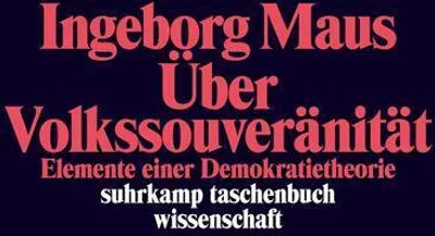 Obrázok produktu pre Über Volkssouveränität