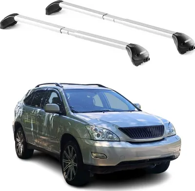 Immagine prodotto di Dachträger Grundtäger für Lexus RX 2003-2015 5 tür 100kg Alu Silber 2 tlg ABE