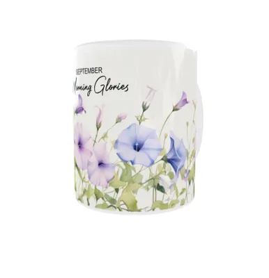 Produktbild von Becher 300ml Sammlung Blumen Pflanzen Monate v7 Farbitis Morning Glory