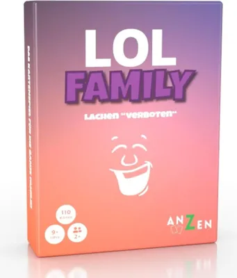 Produktbild von Carletto LOL FAMILY - Lachen "verboten", Kartenspiel, Familie, 8 Jahr(e), Familienausgabe, 15 min, Familienspiel
