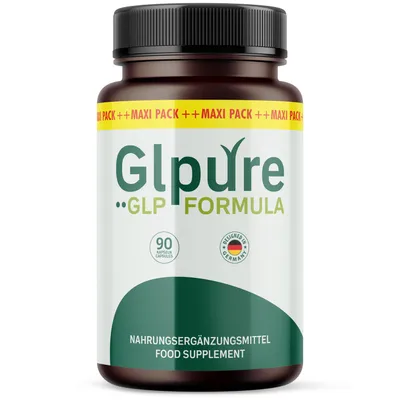 Produktbild von Glpure Formula Kapseln | Für einen gesunden Lifestyle | Geeignet für Männer und Frauen | 90 Kapseln Inhalt