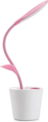 Produktbild von INF LED Schreibtischlampe mit Stifthalter, Augenschutz, flexibler Hals Rosa