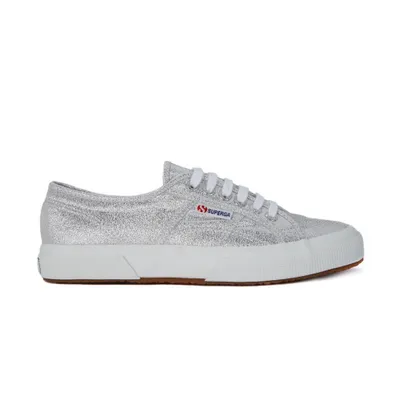 Image de Superga Dames Faible Sneaker 2750 LAMEW S001820 couleur argent