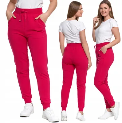 Productafbeelding van DAMEN BROEK Gladde stof met zakken, trainingsbroek, katoen, MORAJ - maat M