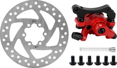 Produktbild von 140 -mm -Bremsscheiben -Bremssattel -Kit 6 -Loch -Aluminiumlegierwiderstand für elektrischen Roller