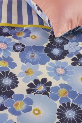 Produktbild von Oilily Mako-Satin-Bettwäsche-Garnitur Nica Farbe Multi Größe 155x220+80x80 cm