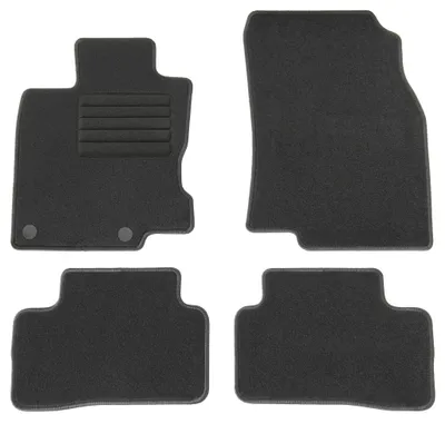 Fußmatten-Set für Renault Kadjar, 06/2015-12/2022, 4-teilig, Schwarz