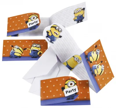 Zdjęcie produktu dla Minion Ja po prostu niepoprawny Zaproszenie na przyjęcie