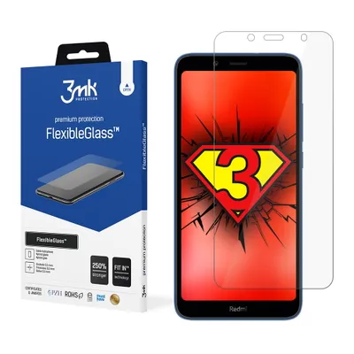 Produktbild von 3mk Display Hybridglas FlexibleGlass für Xiaomi Redmi 7A 0,3mm 7H