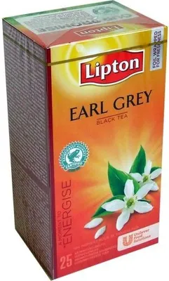 Produktbild von Lipton Earl Grey Schwarztee 25 Teebeutel