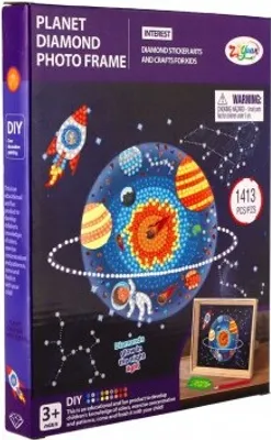 Image de Set de peinture créative de diamants Univers avec autocollants diamants