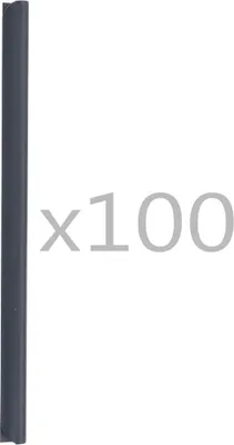 Produktbild von vidaXL Clips für Sichtschutzstreifen 100 Stk. PVC Anthrazit