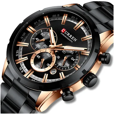 Zdjęcie produktu dla Zegarek Męski Curren Klasyczny Elegancki Chronograf Datownik 5 Kolorów