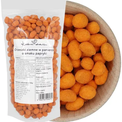 Produktbild von Erdnüsse Paprika im Teigmantel 250g Würzig Crispy Party Knabberei