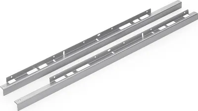 Produktbild von Seitenprofil Länge 600 mm silberfarbig / Schrankzubehör / Hitzeschutz