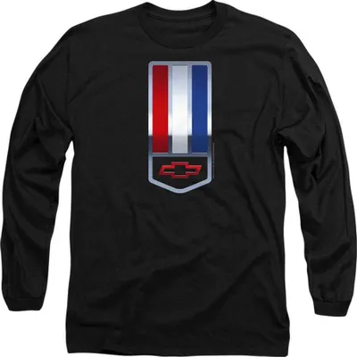 Image de Chevrolet - "1998 Camaro Nameplate" T-shirt unie homme/femme, manches longues TV21662 (XL) (Noir)