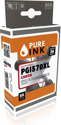 Produktbild von PureINK CA570BK XL Schwarz Druckerpatrone, 500 Seiten