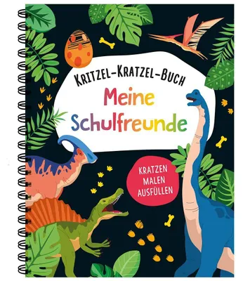 Produktbild von Kritzel-Kratzel-Buch Meine Schulfreunde (Dinos)