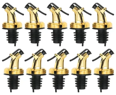 Produktbild von LAYBA Flaschenausgießer Kunststoff Gold, 10er-Set
