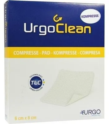Image de Compresse UrgoClean avec matrice TLC à adhésion douce, 10 pces COM