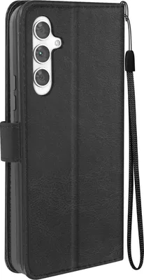 Produktbild von Mayaxess, Samsung Galaxy A54 5G Wallet Case Standfunktion mit Handschlaufe, Schwarz