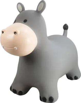 Produktbild von FIND THAT HIPPO Hüpfspielzeug Nilpferd Holger grau inklusive Pumpe