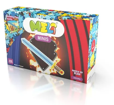 Obrázok produktu pre Tvorivá stavebnica Meli Minis – 250 farebných dielov puzzle pre deti