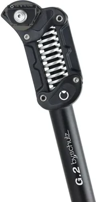 Zdjęcie produktu dla BySchulz amortyzowana sztyca podsiodłowa G.2 LT Ø30,9 mm, 380 mm, czarna, miękka, 45-65 kg