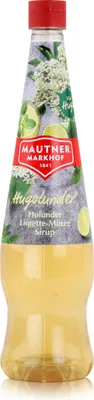 Produktbild von Mautner Getränkesirup Holunder Limette-Minze 0,7L - Softdrink (1er Pack)