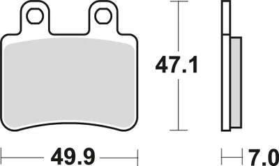 Zdjęcie produktu dla Klocki hamulcowe kpl. TRW MCB735