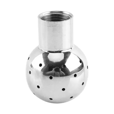 Image de 1 pièce G1/2 filetage boule de pulvérisation en acier inoxydable pour réservoir sanitaire (fixe)