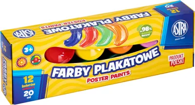 Image de Couleurs pour affiches 12col boîte 20ml ASTRA