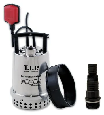 Image de Pompe submersible pour eau salée, débit jusqu'à 16 000 litres par heure, hauteur de refoulement maximale de 10 mètres