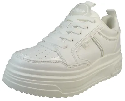 A white Buffalo Vectra Low women's sneaker is shown from a three-quarter front view against a white background.
