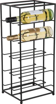 Produktbild von Present Time - Weinregal Dual Floor - Schwarz