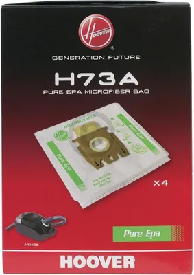 Produktbild von Hoover Staubsaugerbeutel H73 Pure Epa für Staubsauger Athos - Nr.: 35601738