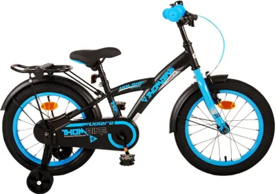Zdjęcie produktu dla Rower dziecięcy Volare Thombike - chłopięcy - 16 cali - czarno-niebieski