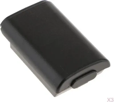 Produktbild von 3 Stück Ersatz Akku Deckung Akkudeckel Rückseite Ersatz für Xbox 360 Slim Wireless