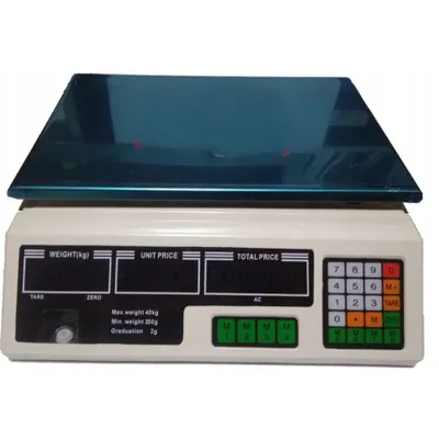 Zdjęcie produktu dla Waga Sklepowa Elektroniczna Magazynowa LCD 40kg/2g