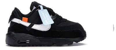 Produktbild von Nike Air Max 90 Off-White Black (TD) - EU 19.5