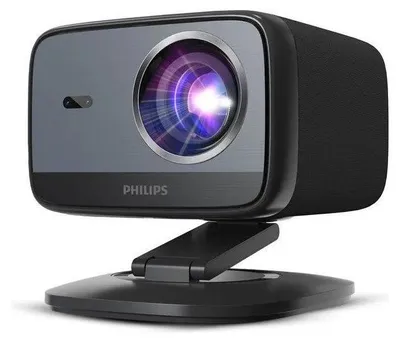 Produktbild von Projektor PHILIPS NeoPix 450, Full HD 1080P, 500 ANSI Lumen, Google TV, Schwarz
