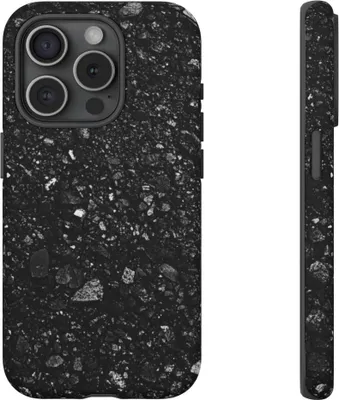 Produktbild von Schwarze Asphaltstruktur – Handyhülle Kompatibel mit iPhone 15 Pro