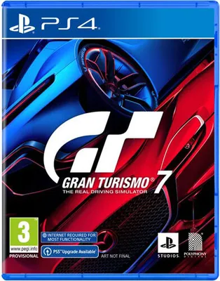 The image shows the cover art for the video game Gran Turismo 7 for PlayStation 4.