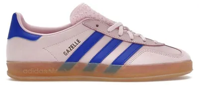 Immagine prodotto di adidas Gazelle Indoor, colorazione rosa chiaro e blu intenso (donna) - Taglia EU 36