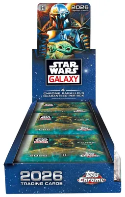Zdjęcie produktu dla 2026 Topps Chrome Star Wars Galaxy Hobby Box Englisch