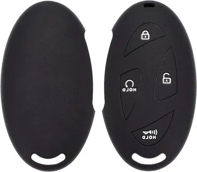 Productafbeelding van Siliconen hoesje, zwart, voor auto-afstandsbediening met 5 of 7 knoppen